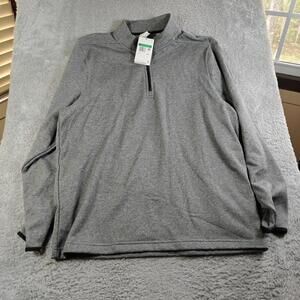 Nike Therma-FIT Men's Black Heather Victory 1/4-Zip Golf Top (DN1947-010) Sz XL